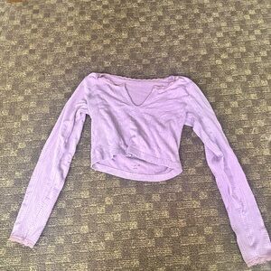 Urban Outfitters Lilac Long Sleeve Top